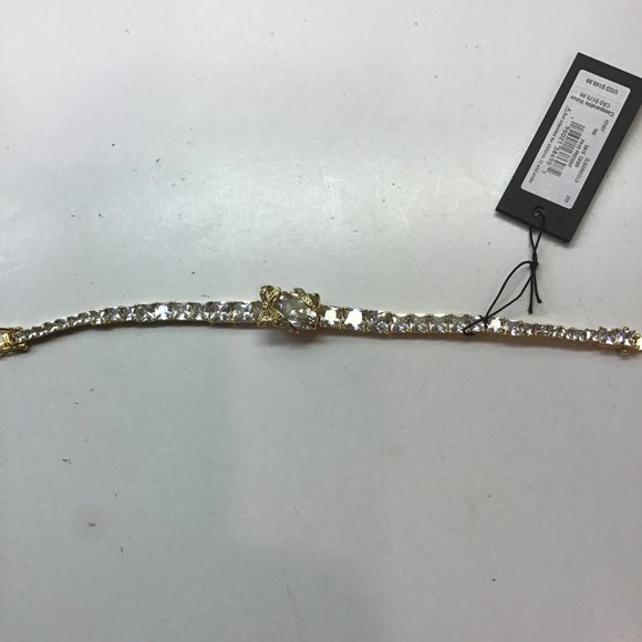 Kate Spade New Rhinestone Tennis Bracelet with Clear Present - Picture 1 of 4